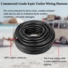 YDDECW 4 Way Trailer Wire - 14 Gauge 4 Conductor