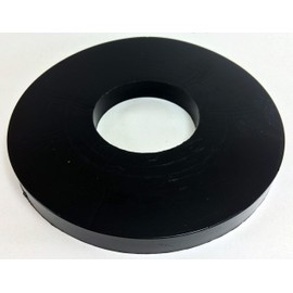 Isolate It: Sorbothane Large Vibration Isolation Washer 5" OD x 2" ID x 0.5" Thick 50 Duro - 4 Pack
