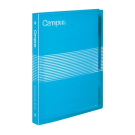 KOKUYO Campus B5 Slide Binder Notebook with 5 Tab Dividers, PP Cover, 26 Hole, 100 Sheets Capacity, Light Blue, Japan Import (RU-P334NLB)