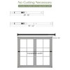 ALLZONE Shower Curtain Rod Spring Tension,28-42 Inch Heavy Duty Tension