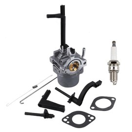 JIK 591378 Carburetor for BS 5000 5550 6250 10HP Engine Generator GenPower 697978 796321 696132 696133 697351 699958 699966 698455 695918 694952 695919 695330 796323 695920 695328 Spark Plug