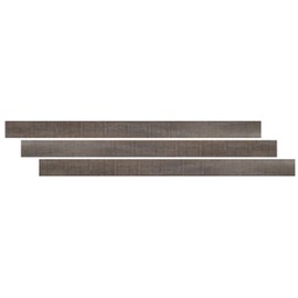 MSI 0.63 in. x 94 in. x 0.75MM Luxury Vinyl Flooring Quarter Round Molding Trims, Waterproof Quarter Round Molding, Use with Rutledge Collection, 7.9 Linear feet, Brown