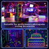 Whaline 6 Colors Neon Gaffer Cloth Tape Fluorescent Rainbow Color