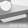 VNIDJGB 4 Pcs Edge Pull Handles,White Finger Edge Pull,Recessed Concealed