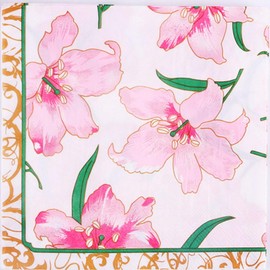 Leimdu Flower Paper Napkins,Luncheon Party Napkins Serviettes 40 Count 2-Ply, 13 x 13 Inch