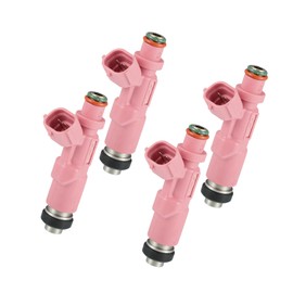 PARSKILO Fuel Injector No.23209-79135 Fuel Injection Nozzle for Toyota 4Runner 1998-2000 2.7L for Toyota Tacoma 1999-2004 2.4L 2.7L Pink 4 Pcs Benefit