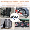 FullMayPro Tire Repair Patch Tool Kit Includes 24PCS Tire Patch