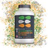 Transforme Flaxseed Oil Capsules 1000mg Vegan, Cold Pressed Omega 3