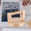 SM SunniMix Wood Baren for Printmaking, Hand Printing Tool, with