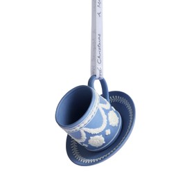 Wedgwood Tea Cup And Saucer Jasper Christmas Tree Decoration