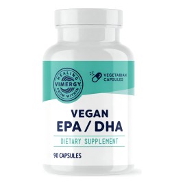 Omega 3 Vegano / Suplemento vegano de omega 3 Vimergy EPA/DHA con vitamina E 90 C