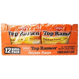 Nissin Oodles of Noodles Top Ramen Chicken Soup, 36 oz (pack of 12)