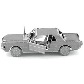 DCD Model Kit 1965 Ford Mustang Metal Model Moderate Difficulty Steel Model by Metal Earth Tool Kit for Model Building
