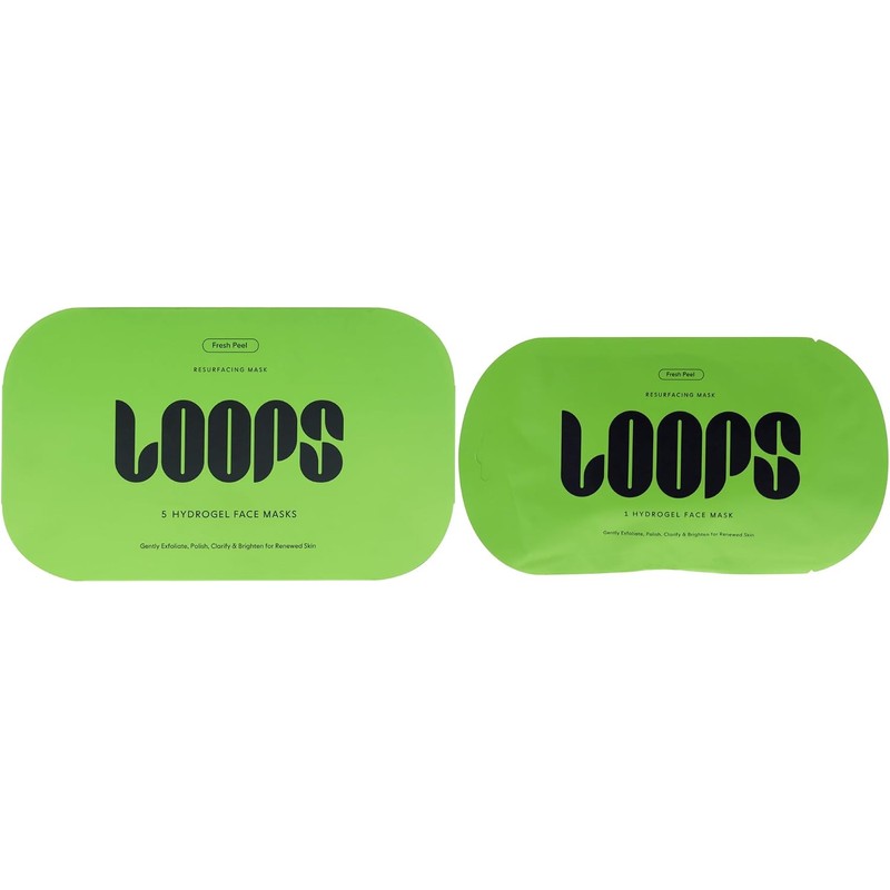 LOOPS FRESH PEEL - Mascarilla Facial de Hidrogel para Renovación