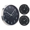 St. Leonhard Radio-Controlled Clocks: 3-in-1 Radio Wall Clock with Thermometer