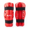 Blitz Dipped Foam Shin Guards - Red - Medium