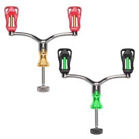 HAMILO Foldable Double Handle Spinning Reel Handle Fishing Set of 2 Colors