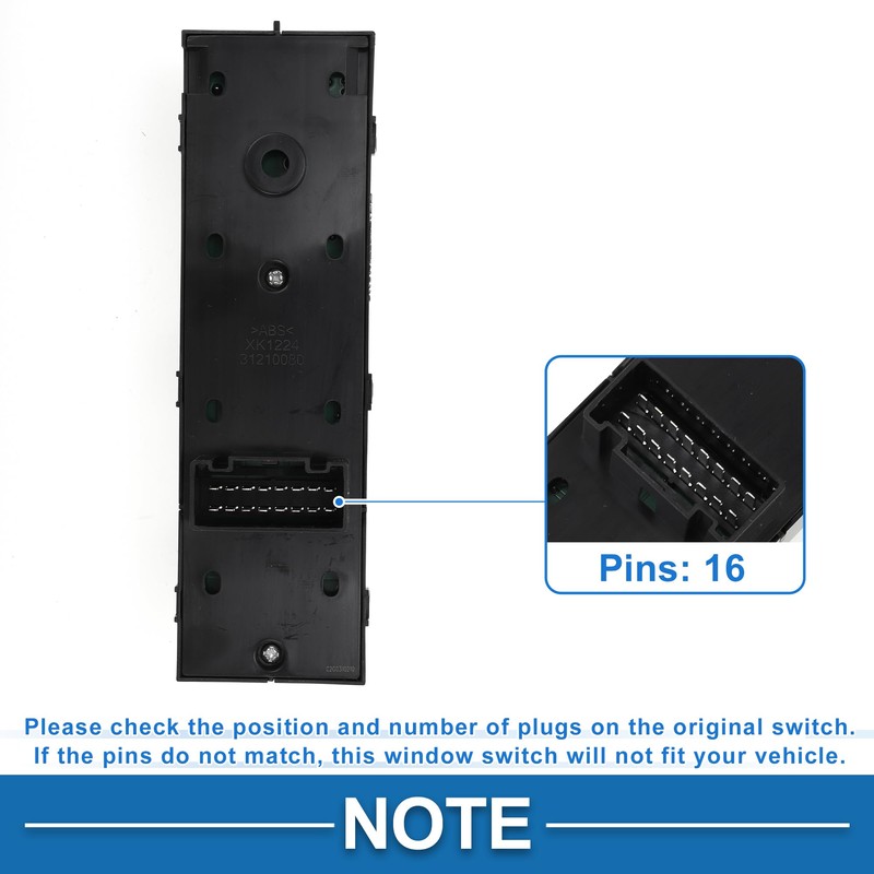 A ABSOPRO Electric Window Switch Front Left Driver Side Window
