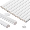 STICKGOO 10-Pack Tile Edge Trim, 12" Wall Molding Trim for
