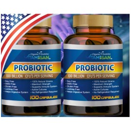 ULTRA PROBIOTIC 100 Billion CFUs 200 capsule NOW ULTIMATE FLORA PRIMAL NATURAL