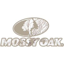 Mossy Oak Graphics Logo Decal, Easy to Install, No-fade, Cast Vinyl, Winter Brush 13006-WB-L