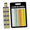 DOITOOL Golf Scorecard Range Chart Card Set Paper Golf Training