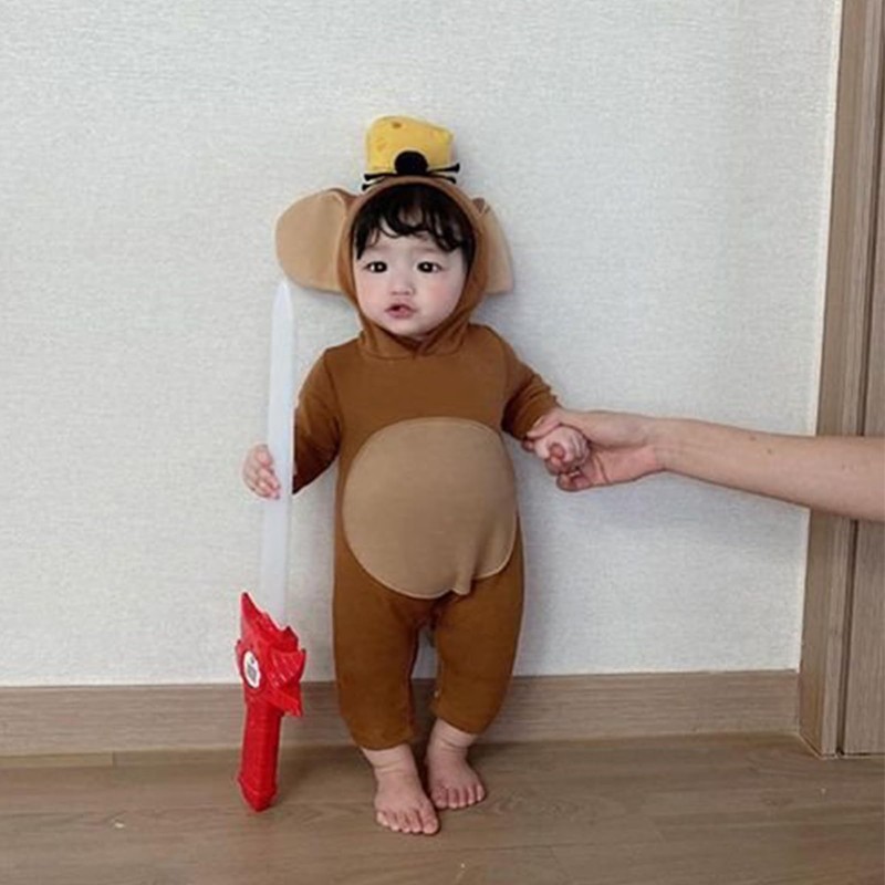 [Formemory] Mouse Cosplay Kids (Brown, 90)