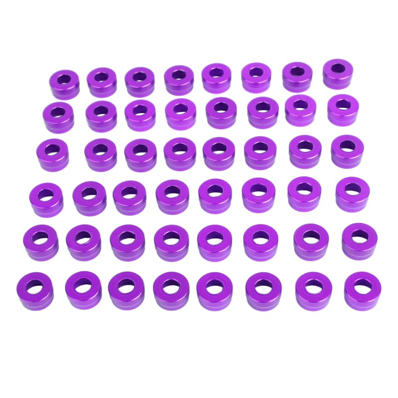 Unbranded Purple Engine Bolt Caps Cover Kit For Harley Touring