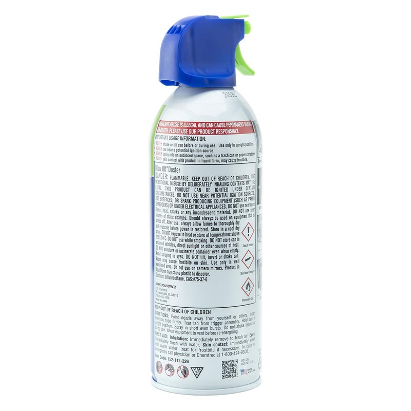 Max Professional 12-PACK 2226 Blow-Off Duster and Cleaner 152a (10oz)