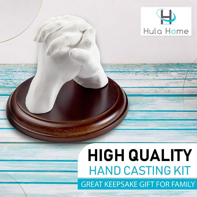 Hula Home Hand Casting Kit for Couples or Family with