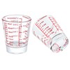 Ackers Mini Measure Heavy Glass, 32-Incremental Measurements Multi-Purpose Liquid and