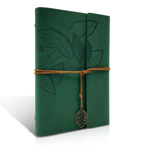 Joy & Inspiration PU Leather Notebook Vintage Refillable Bound Beautiful