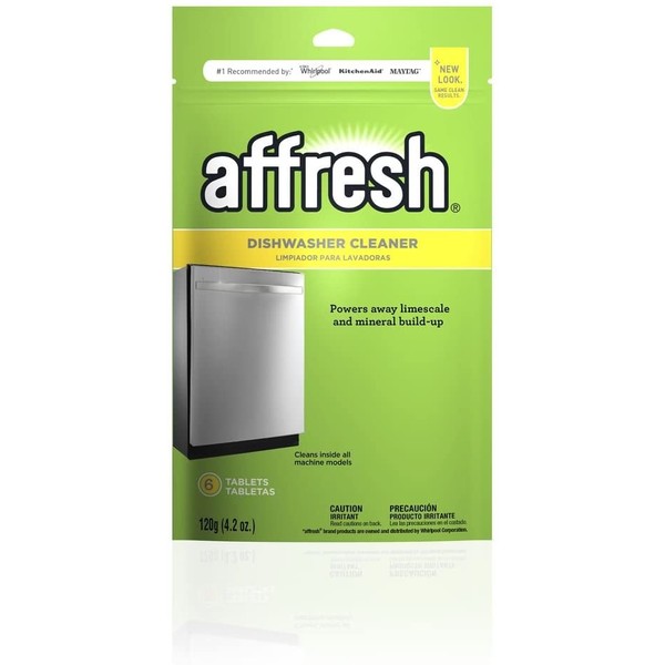 Affresh Dishwasher Cleaner, 6 Tablets | Formulated to Clean Inside All Machine Models