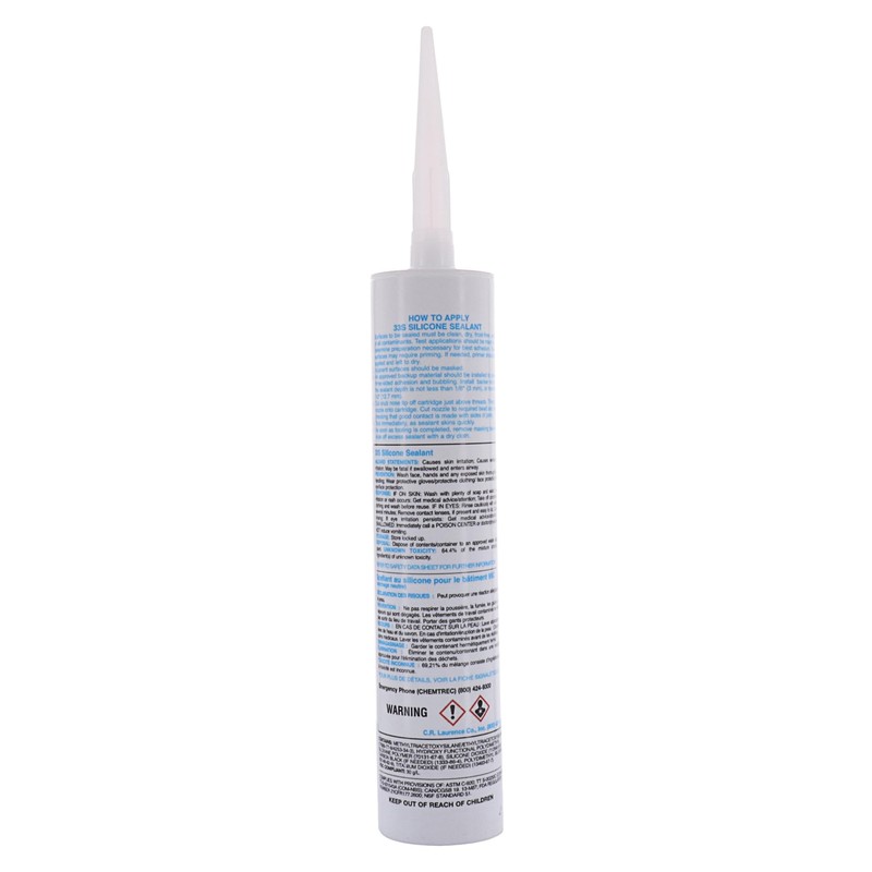 CRL 33S Black Silicone Sealant