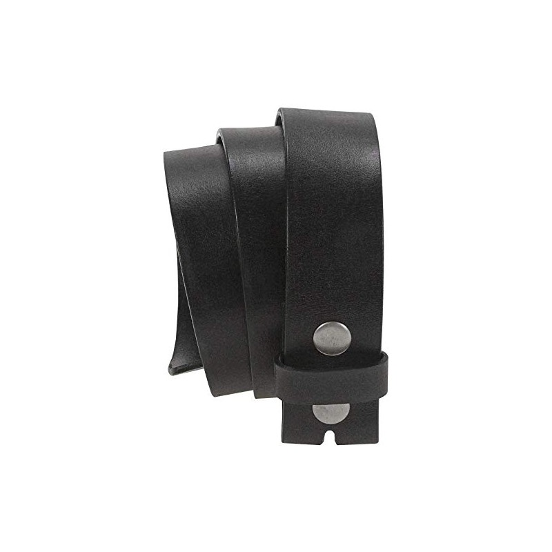 HC Women's Men's Premium Buffalo Leather Belt with Press Stud,
