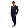 sesto senso Elegant Men's Long Button Down Pyjamas 100% Cotton