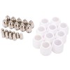 Plasma Consumable Kit P80 Electrode Tip Ceramic Nozzle Set Accessories