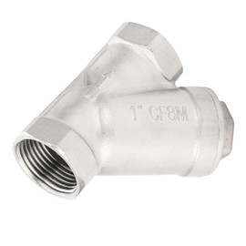 Y Type Strainer 1 Inch DN25 Female Thread 304 Stainless Steel Y Shaped Strainer for Water Oil Gas
