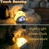 LED Kids Night Light Cute Little Bird Alarm Clock Night