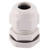 SWA Pack of 10 Grey Nylon Cable Glands, suitable for