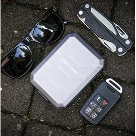 Duramont Metal Wallets for Men - Slim RFID Blocking Proof Wallet for Men, Minimalist Cash Strap, Scratch Resistant, Credit Card Holder, Easily Removable Money & Cards, Aluminium Ridge Wallets For Men