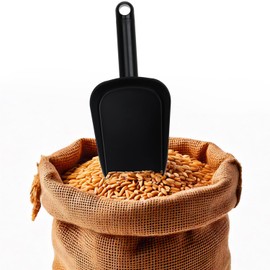 COM-FOUR® Feed Scoop for portioning Animal Feed – Plastic Sack Scoop – Measuring Scoop for Pets – Weighing Scoop for Feed and Seeds