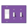 WIRESTER 3-Gang (1-Gang Decorator and 2-Gang Toggle) Light Switch Plate/Wall