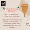 FAIR SQUARED Size M Period Cup Menstruationstasse Menstruationsbecher - Naturreine