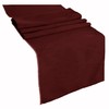 KS Linens Burgundy Polyester Table Runner 13"x72"