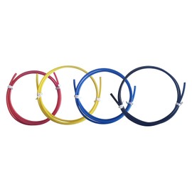 Metpure Tubo LLDPE de repuesto de 0,63 cm para sistemas de filtración de agua desionizada por ósmosis inversa residencial [paquete de 4, 5 pies]