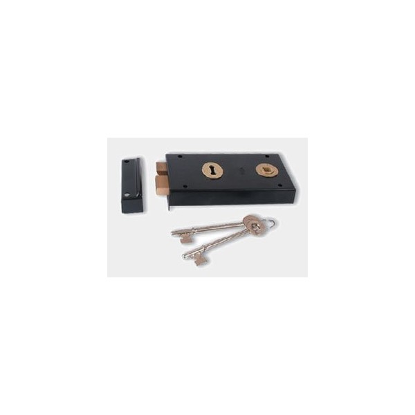 Union 1448 Rim Lock 140mm BLK