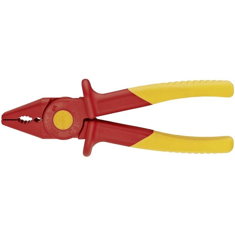 Knipex Plastic Flat Nose Pliers insulating plastic, with soft plastic
