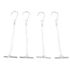 20Pcs Pattern Hooks Hanging Sewing Making Metal Hanger with Rope