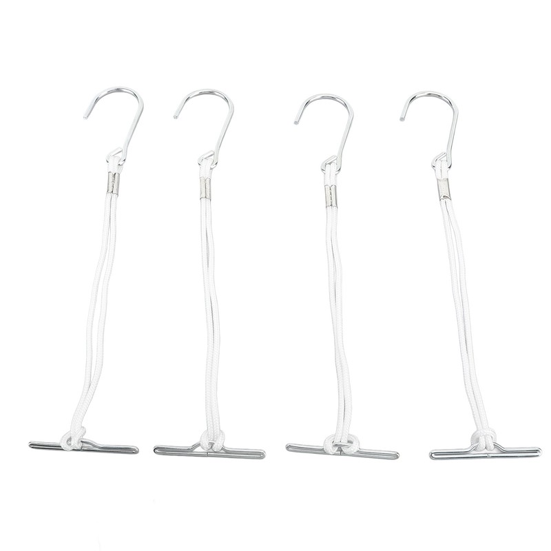 20Pcs Pattern Hooks Hanging Sewing Making Metal Hanger with Rope